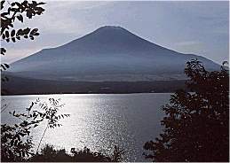 Fujisan depuis le bord de mer
